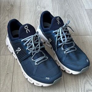 On Running Men's Navy Running Shoes